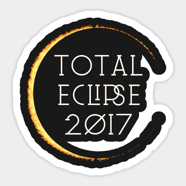 Total Solar Eclipse Shirt Sticker by Nonstop Shirts